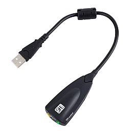 Звуковая карта 5Hv2 внешняя 3D 7.1 Black (3_01894)