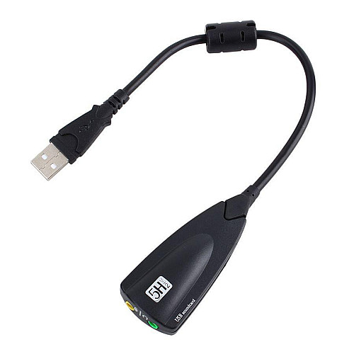 Звукова карта Digital 5Hv2 зовнішня 3D 7.1 Black (3_01894)