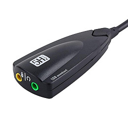 Звуковая карта 5Hv2 внешняя 3D 7.1 Black (3_01894)