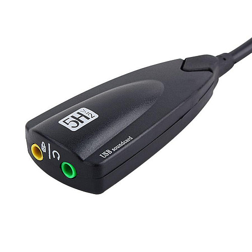 Звукова карта Digital 5Hv2 зовнішня 3D 7.1 Black (3_01894)