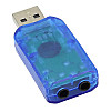 Звуковая карта RIAS 3D Sound card внешняя 5.1 USB Blue (3_01122)