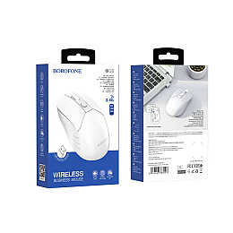 Беспроводная оптическая мышка Borofone BG5 2.4G 800-1600DPI Белый