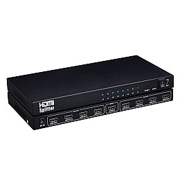 Разветвитель видеосигнала (сплиттер) RIAS HDMI - 8xHDMI 8 портов v1.4 1080P Black (3_00625)