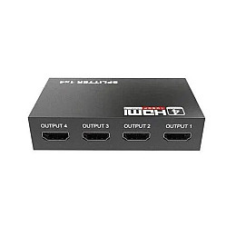 Розгалужувач відеосигналу (спліттер) RIAS DC2427 HDMI - 4xHDMI 4 порти v1.4 1080P Чорний (3_00626)