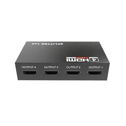 Розгалужувач відеосигналу (спліттер) RIAS DC2427 HDMI - 4xHDMI 4 порти v1.4 1080P Чорний (3_00626)