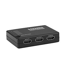 HDMI-переключатель (switch) RIAS HS55 5xHDMI з пультом ДУ Black (3_01834)