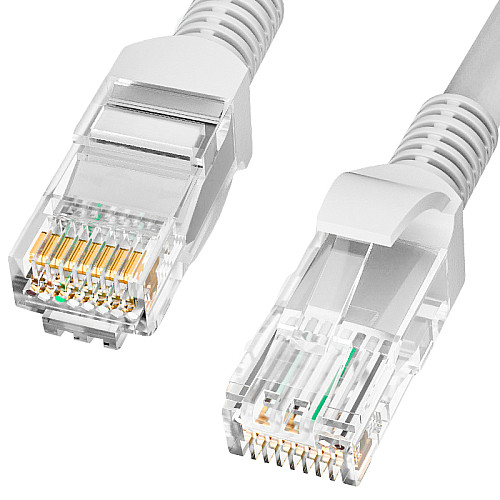 Патч-корд Lesko UTP Cablexpert Gray (PP12-1.5M) литой 1,5 m