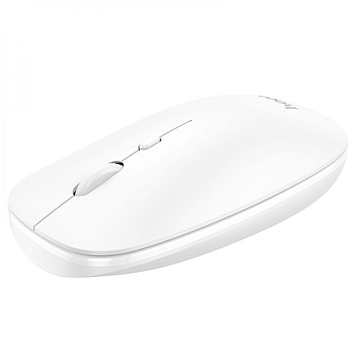 Бездротова оптична Мишка Hoco GM15 Art дворежимна 2.4G/BT v3.0 + v5.0, 800/1200/1600DPI кнопка 4D Білий