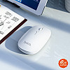 Бездротова оптична Мишка Hoco GM15 Art дворежимна 2.4G/BT v3.0 + v5.0, 800/1200/1600DPI кнопка 4D Білий