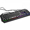 Проводная игровая клавиатура XO KB-01 Metal USB RGB 1.5 м Черный