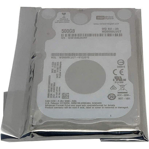 Жорсткий диск Western Digital AV-25 500GB 5400rpm 16MB WD5000LUCT 2.5 SATA II