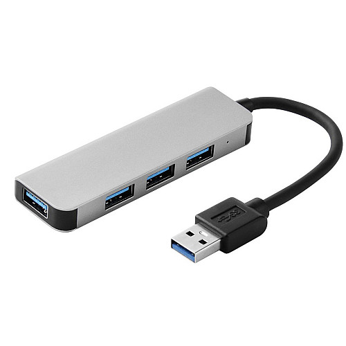 Концентратор USB-хаб RIAS BYL-2013U 4 порта USB 3.0 Silver