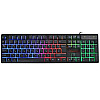 Комплект проводної ігрової клавіатури і миші UKC KR-6300TZ з RGB підсвіткою Чорний