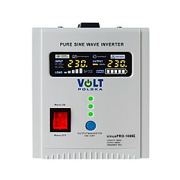 Джерело безперебійного живлення ДБЖ Volt Polska Sinus PRO 1000E 12V/220V 1000 ВА 700 Вт із чистою синусоїдою