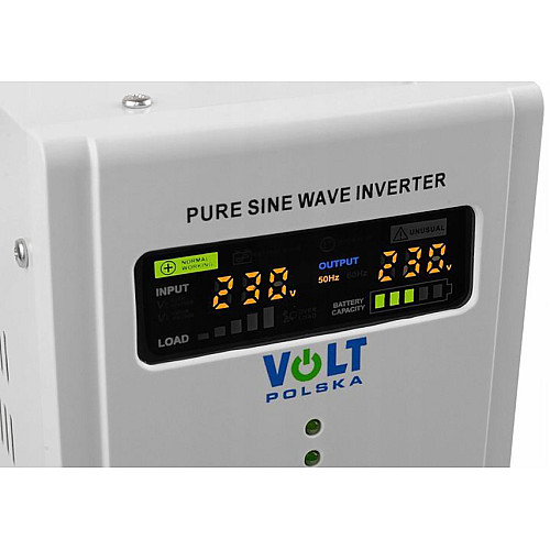 Джерело безперебійного живлення ДБЖ Volt Polska Sinus PRO 1000E 12V/220V 1000 ВА 700 Вт із чистою синусоїдою