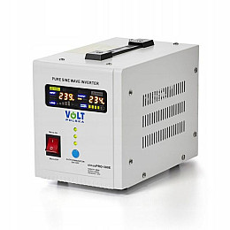 Джерело безперебійного живлення ДБЖ Volt Polska Sinus PRO 500E 12V/230V 500 ВА 350 Вт із чистою синусоїдою