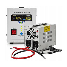 Джерело безперебійного живлення ДБЖ Volt Polska Sinus PRO 800E 12V/230V 800 ВА 500 Вт із чистою синусоїдою