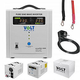 Джерело безперебійного живлення ДБЖ Volt Polska Sinus PRO 1500E 12V/230V 1500 ВА 1000 Вт із чистою синусоїдою