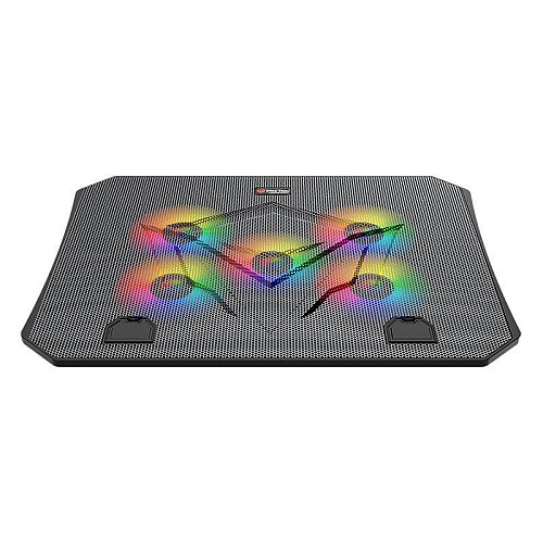 Подставка кулер для ноутбука MeeTion CoolingPad CP3030 с RGB подсветкой Black