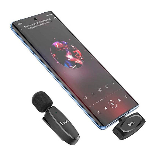 Беспроводной цифровой петличный микрофон hoco. L15 2.4G 15M Type-C