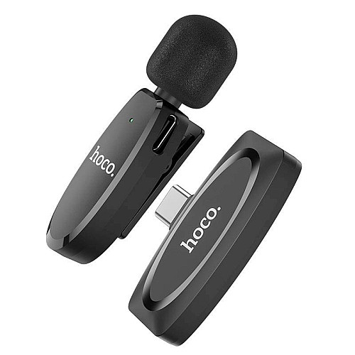 Беспроводной цифровой петличный микрофон hoco. L15 2.4G 15M Type-C