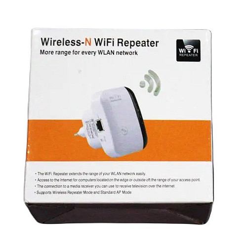 Ретранслятор Wi-Fi сигнала RIAS 2dBi 802.11N/B/G White (3_03620)
