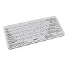 Комплект беспроводной клавиатура с мышью UKC 5263 White (3_03693)