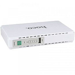 Источник бесперебойного питания для роутеров Hoco DB25 Smart Mini UPS 5V/9V/12V 8800 mAh White (1611918)
