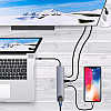 Док-станція RIAS BYL-81 8в1 USB Type C - PD/USD/HDMI/RJ-45/TF/SD/USB (3_03821)