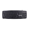 Комплект проводная клавиатура и мышь Fantech KM100 Plug and Play 1200DPI 1,5 m Black