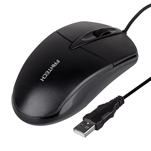Комплект проводная клавиатура и мышь Fantech KM100 Plug and Play 1200DPI 1,5 m Black