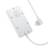 Удлинитель сетевой Hoco AC7A Multifunctional 3USB 1Type-C,PD 17W 3.4A 1.5m White