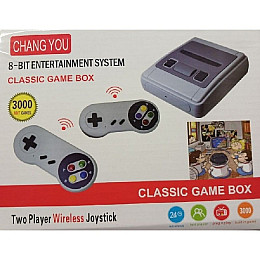 Игровая приставка с беспроводными джойстиками 3000 игр LH-35 8456 Grey MHZ