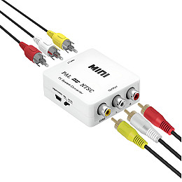 Двонаправлений конвертер телевізійної системи PAL-NTSC для аналогового відео Addap PAL2NTSC-01