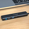 USB hub Acasis CM069 с разъемом Type-C и поддержкой быстрой зарядки 60W Черный