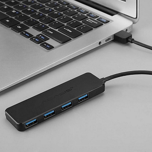 USB hub Acasis AB3-L42 на 4 порти USB 3.0 Чорний