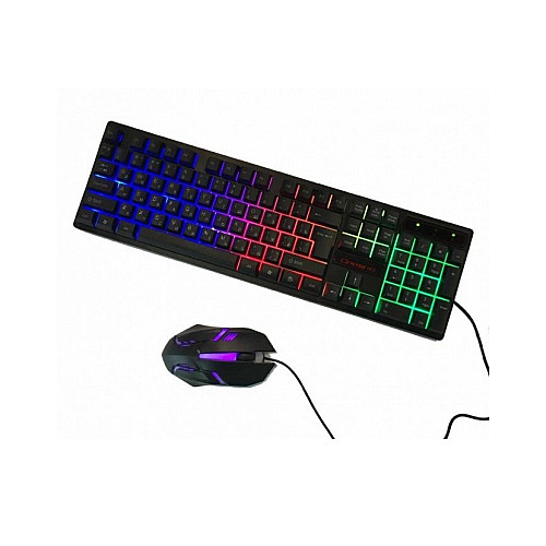 Ігрова клавіатура та миша RGBMix HK-6300TZ RGB