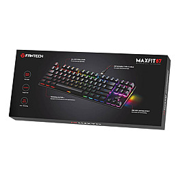 Игровая клавиатура Fantech MAXFIT 87 MK856 Blue Switch RGB Black