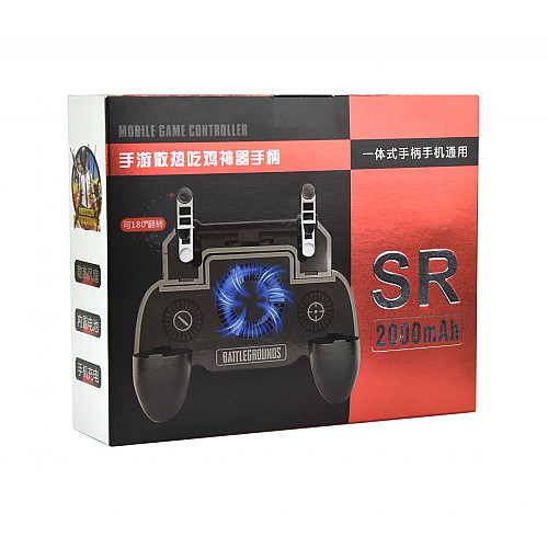 Игровой геймпад Wuw SR 2000mah Pubg Power Bank Черный