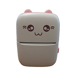 Термопринтер дитячий портативний з термодруком Jetix Portable Mini Printer MX06 Рожевий