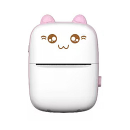 Термопринтер дитячий портативний з термодруком Jetix Portable Mini Printer MX06 Рожевий