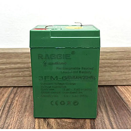 Акумулятор гелевий RAGGIE 3FM-6 6V 6Ah