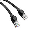 Кабель сетевой RJ45 Baseus CAT6 LAN Ethernet RJ45 плоский 30 м Black N