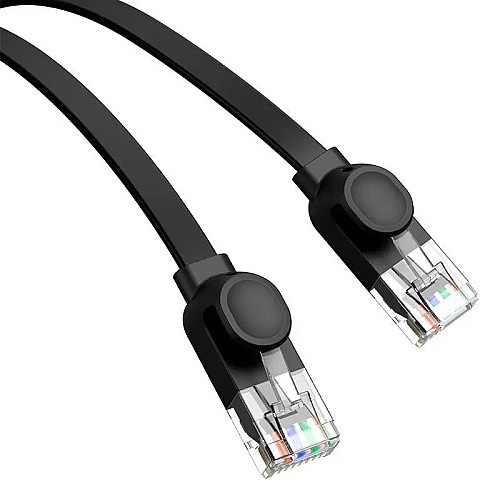 Кабель сетевой RJ45 Baseus CAT6 LAN Ethernet RJ45 плоский 30 м Black N