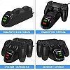 Двойная зарядная станция Dobe для геймпадов PlayStation (PS4 / PS4 Slim / PS4 Pro) Dualshock 4 с LED индикатором Черная