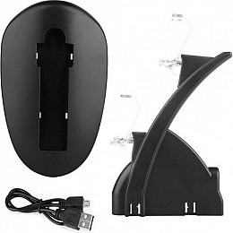 Двойная зарядная станция Dual USB Charging Stand для геймпадов PlayStation (PS4 / PS4 Slim / PS4 Pro) DualShock 4 Черный
