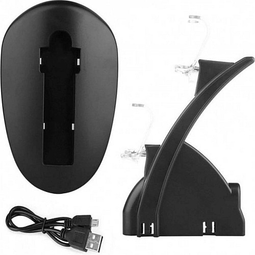 Двойная зарядная станция Dual USB Charging Stand для геймпадов PlayStation (PS4 / PS4 Slim / PS4 Pro) DualShock 4 Черный