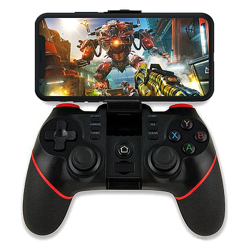 Джойстик игровой геймпад для телефона Terios T-6 Bluetooth Gamepad для PC/PS3/iOS/Android черный (1756375716)