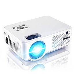 Портативный WIFI Мини LED Проектор 2800 Lumen Full HD 1920*1280 P с Динамиком Cheerlux С9 Белый