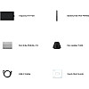 Графический планшет Huion Inspiroy RTP-700 рабочая область 279.4x174.6 мм Черный